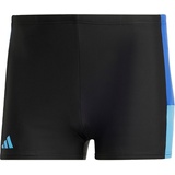 adidas Men's Colorblock Swim Boxers Badehose, Black/Royal Blue/Blue Burst, 34