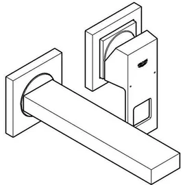 Grohe Eurocube Einhandmischer Hard Graphite