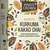 KING'S CROWN Bio Gewürz- & Kräutertee Kurkuma-Kakao-Chai - 35.0 g