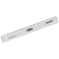 M+R Lineal m+r 20 cm Kunststoff transparent