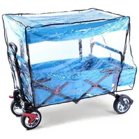 FUXTEC Bollerwagen CT500 Regenschutz transparent