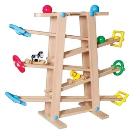 Vedes SpielMaus Holz Kugelbahn mit Rollelementen