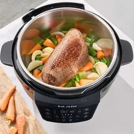 Instant Pot XL 7.1L 7-in-1 Smart Cooker - Reiskocher, Sautierpfanne, Joghurtbereiter, Dampfgarer und Speisewärmer, Schwarz