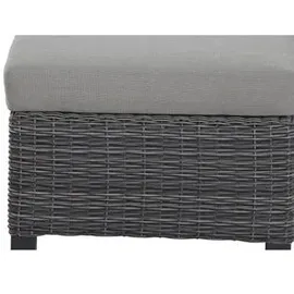 Siena Garden Hocker Corido Aluminium 63 x 45 x 61 cm Dunkelgrau