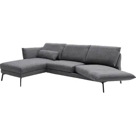 Schöner Wohnen Eckcouch Polyester 3-Sitzer Grau