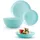 Luminarc Dessertteller rund 19 cm türkis 6er Set