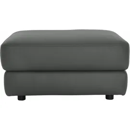 Calia Italia Hocker Gaia Leder 67 x 44 x 90 cm Grau