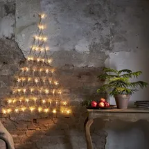 StarTrading LED Lichternetz Tannenbaum mit Sternen | Gr.: onesize