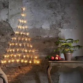 StarTrading LED Lichternetz Tannenbaum mit Sternen | Gr.: onesize