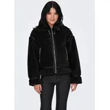 Only Teddyfelljacke "ONLMICHELLE" in Schwarz - XL