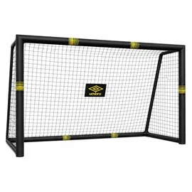 Umbro Fußballtor Schwarz/Gelb 240 x 160 x 8 cm