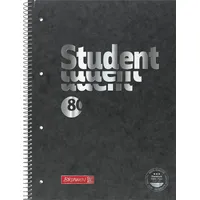 Brunnen 106782790 Collegeblock A4 liniert, mit Randlinie innen und außen, lin 27 schw 80Bl Pr
