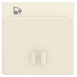 Busch-Jaeger Zentralscheibe für USB Ladestation Einsatz (elfenbeinweiß)