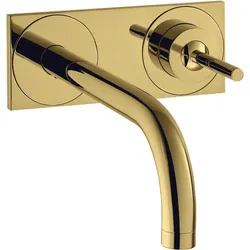 Waschtischmischer UP Axor Uno chrom mit Auslauf 160mm u.Platte