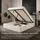 home collective Polsterbett 140 x 200 cm Beige