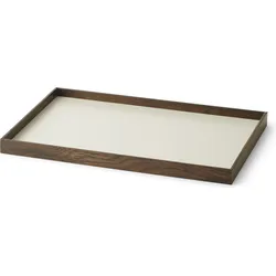 Frame Dekoratives Tablett M beige dunkle Eiche