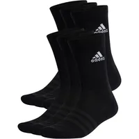 Adidas Cushioned Sportswear Crew Socken 6 Paar Black / White 28-30