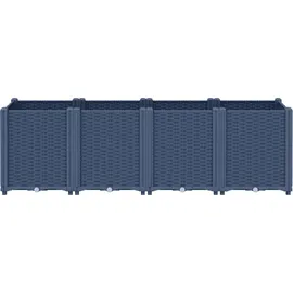 vidaXL Pflanzkübel 160 x 40 x 53 cm Grau
