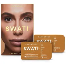 swati cosmetics 1 Month Lenses Sandstone