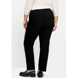 sheego Schlupfhose in schwarz | Gr.: 84