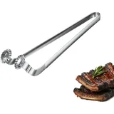 Westmark Grillzange Twistmaster, 1 Stck. – Wurstzange mit drehbarem Greifer – Robuste Fleischzange Edelstahl für Grill, Barbecue & Küche, 35,3 cm