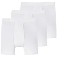 SCHIESSER Boxershorts Essentials Doppelripp weiß 3XL 3er Pack