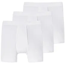 SCHIESSER Boxershorts Essentials Doppelripp weiß 3XL 3er Pack