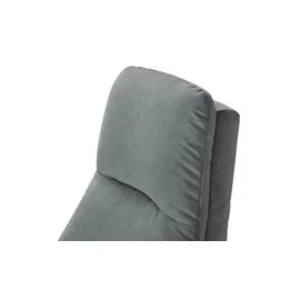 Max Schelling Sessel Elmira Mikrofaser 81 x 118 x 90 cm grau mit Relax-Funktion