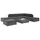 vidaXL Garten-Lounge-Set 8-tlg. grau