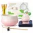 TEANAGOO 7 Stück Matcha Set, Matcha Besen, Matcha Schale mit Ausgießer, Matcha Set Rosa, Matcha Tee Set für die Zubereitung von Milchkaffee, Matcha Schneebesen Set und Schüssel mit löffel & Sieb