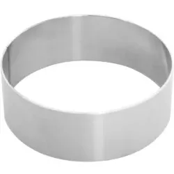 SCHNEIDER Tortenring, Aluminium, nahtgeschweißt 156853 , Durchmesser: 85 mm, Höhe: 30 mm