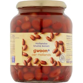 G'woon Gwoon 3/4 holländische braune Bohnen, 660 g