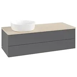 Villeroy & Boch Antao Waschtischunterschrank 1200x360x500mm L22013GK mit Beleuchtung FK/AP: GK/3