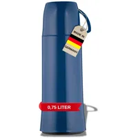 Helios Elegance Thermoskanne Taubenblau 0,75L – 6h Heiß -