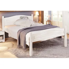 Home Affaire Massivholzbett HOME AFFAIRE "Bolton", weiß, B:148,5cm H:95cm L:208cm, Betten, Massivholzbett, aus massivem Kiefernholz, in unterschiedlichen Größen und Farben
