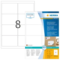 HERMA SPECIAL Etiketten weiß 99,1 x 67,7 mm