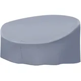 Beliani Wetterschutzhülle Chuva 165 x 75 x 140 cm Grau
