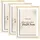 luxuskollektion Bilderrahmen Kieferholz braun 21x29,7 cm 3er Set