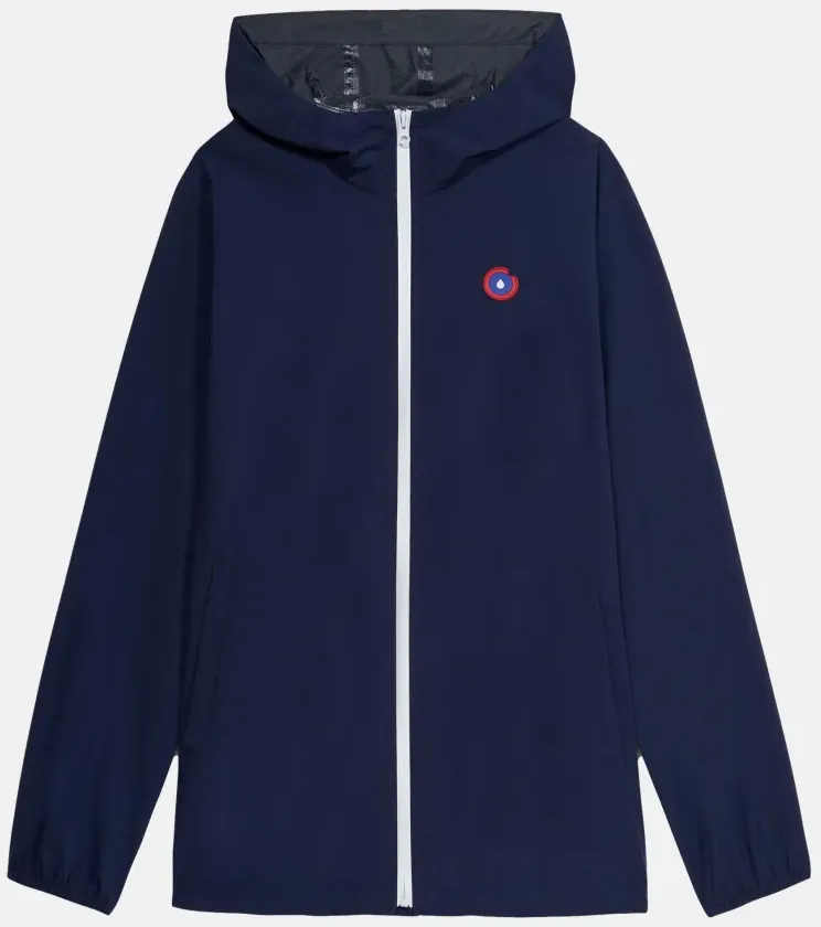 Flotte Regenjacke Passy Kurz Blau Indigo