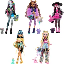 Monster High 2022 Day Out (MTHKY73) Puppe mit Gelenken 25 cm