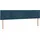 vidaXL Boxspringbett mit Matratze Dunkelblau 180x200 cm Samt