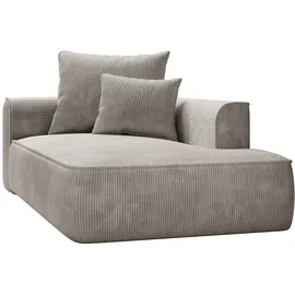 vente-unique Vente-unique-Recamiere - rechtsseitig - Cord - Beige - PINETA