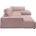 Musterring Wohnlandschaft MUSTERRING "Lucia U-Form", rosa, B:434cm H:81cm T:204cm, Sofas, Wohnlandschaft, Verschiedene Farben, inkl. Kopfstütze, Gesamtbreite 434 cm