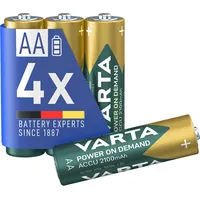 Varta Batterien AA, wiederaufladbar, 4 Stück, Power on Demand