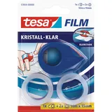 Tesa tesafilm Mini Abroller rot, 2x 19mm/10m (57859-00000-13)