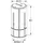 HEIMEIER Thermostat-Kopf B Behördenmodell 2500-00,500 Heizkörperthermostat
