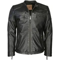 Top Gun Stilo, Lederjacke / Vintage schwarz, - S