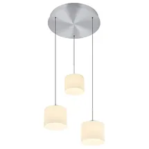 Hell Abby 3-flg. LED 36 cm rund grau mit Fernbedienung