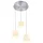 Hell Abby 3-flg. LED 36 cm rund grau mit Fernbedienung
