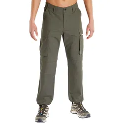 Sixth June Herren Cargo-Hose Baumwoll-Hose mit vielen taschen Outdoor-Hose M23553CPA Grün - M